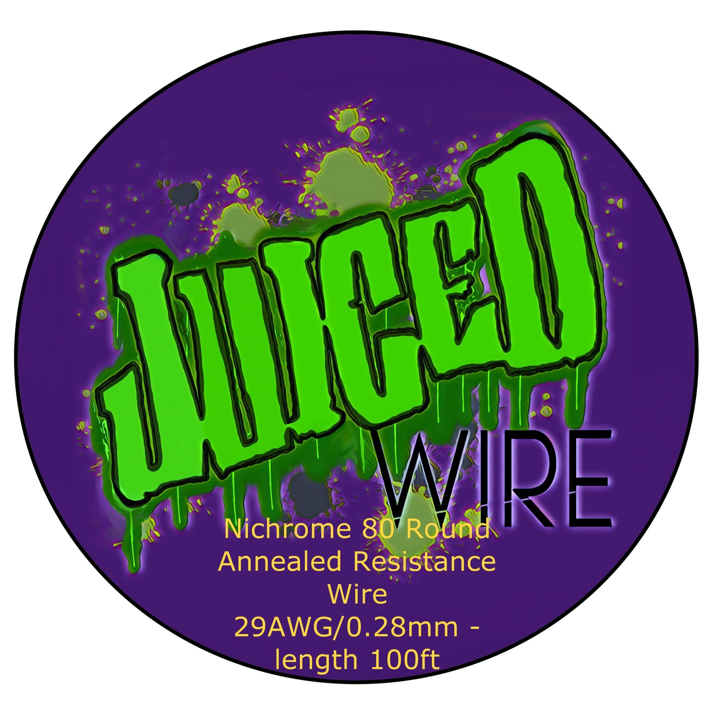 Nichrome80 29AWG/0.28mm Annealed Round Wire 100ft